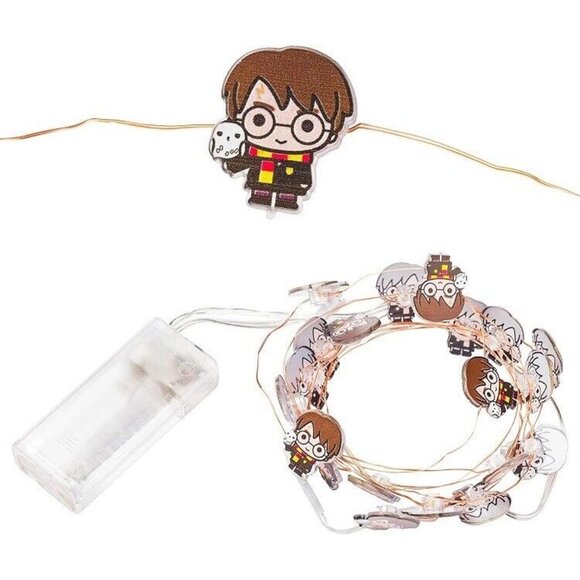 Brand New 20 Harry Potter String Lights Decorative Hedwig Book Movie Wizard NIB - Picture 1 of 3